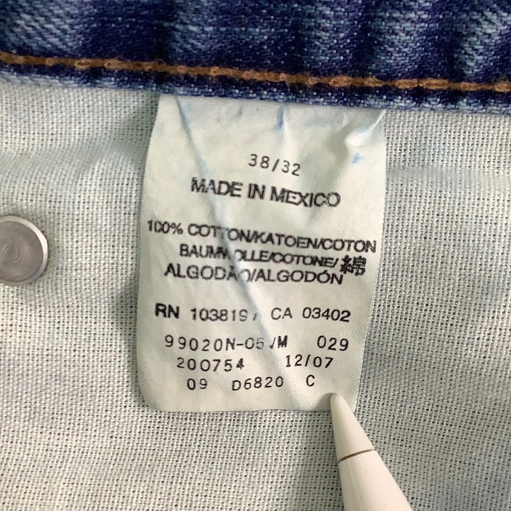 Harley Davidson Relaxed fit bikers blue jeans men size 38 X 32 EUC - Picture 9 of 14